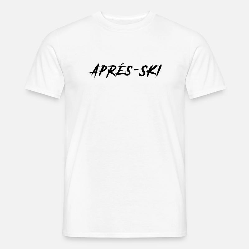 Apres Ski - Männer T-Shirt - Weiß