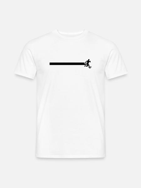 Footballer Line - Men's T-Shirt - white