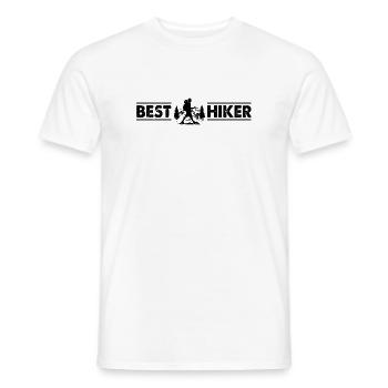 Best Hiker Mountain Hiker - Männer T-Shirt - Weiß - Vorne - AI Model Male 178 dark (178cm)