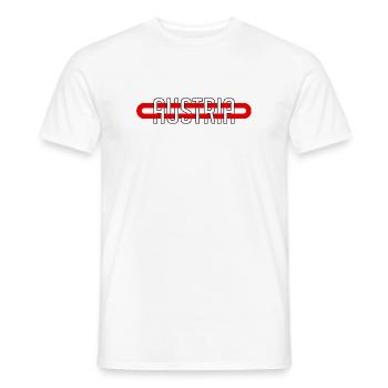 Austria Österreich Minimalistisch Heimat - Männer T-Shirt - Weiß - Vorne - AI Model Male 178 dark (178cm)