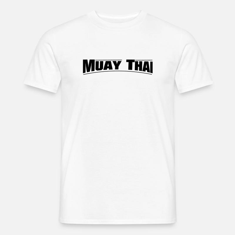 MUAY THAI - Männer T-Shirt - Weiß