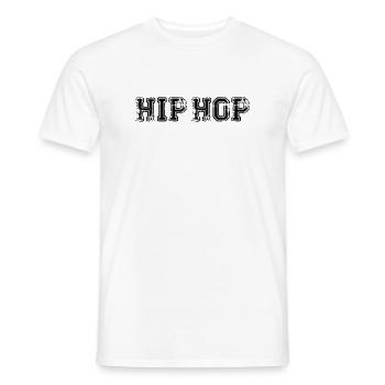 HIP HOP Rap Oldschool - Men's T-Shirt - white - Front - AI Model Male 178 dark (178cm)