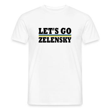 selenskyj - Männer T-Shirt - Weiß - Vorne - AI Model Male 178 dark (178cm)