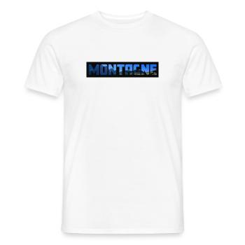 Montagne - T-shirt homme - blanc - Devant - AI Model Male 178 dark (178cm)