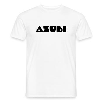 Azubi Tshirt 8 23 schwarz - Männer T-Shirt - Weiß - Vorne - AI Model Male 178 dark (178cm)