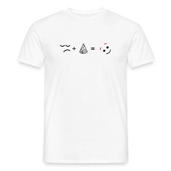Awaiting design upload - Men's T-Shirt - white - Front - AI Model Male 178 dark (178cm)