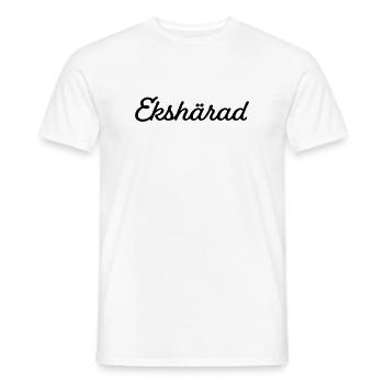 Ekshärad noir - T-shirt homme - blanc - Devant - AI Model Male 178 dark (178cm)