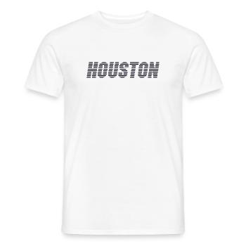 Houston, Texas - Men's T-Shirt - white - Front - AI Model Male 178 dark (178cm)