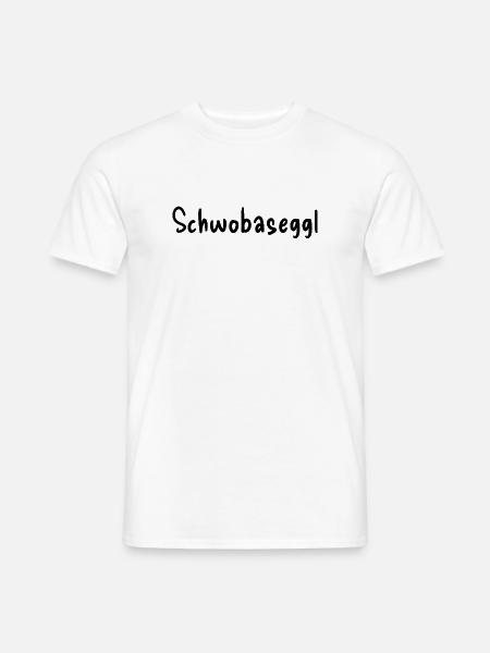 Schwobaseggl - Männer T-Shirt - Weiß