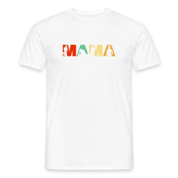 Paramédic Mama Retro EMT Premier intervenant EMS - T-shirt homme - blanc - Devant - AI Model Male 178 dark (178cm)