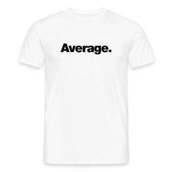 moyenne - T-shirt homme - blanc - Devant - AI Model Male 178 dark (178cm)