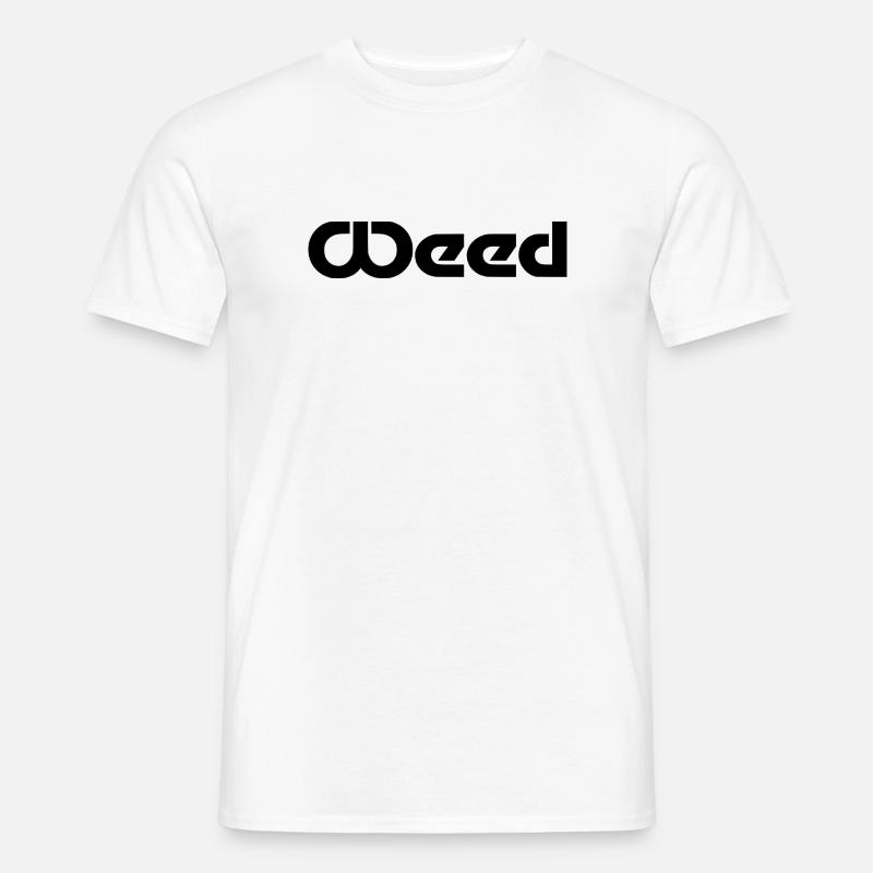 Weed - Männer T-Shirt - Weiß