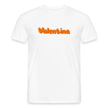 Valentina - T-shirt homme - blanc - Devant - AI Model Male 178 dark (178cm)
