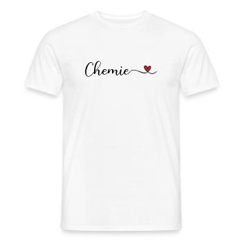 Chemie - Männer T-Shirt - Weiß - Vorne - AI Model Male 178 dark (178cm)