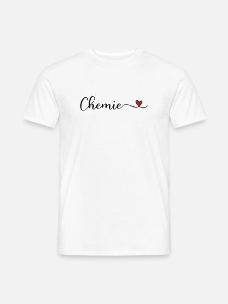 Chemie - Männer T-Shirt - Weiß