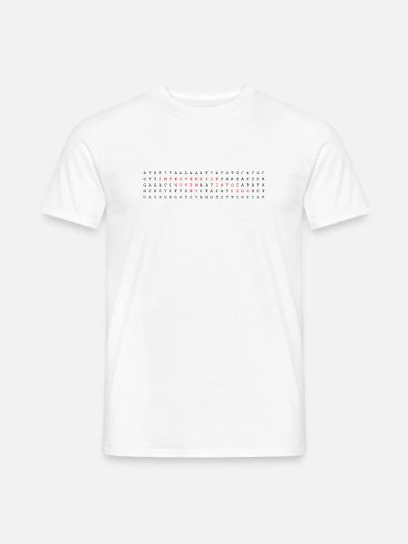 Introversion, eingewoben in meine Code-DNA - Männer T-Shirt - Weiß