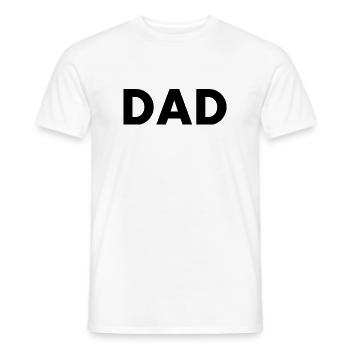 Dad - Männer T-Shirt - Weiß - Vorne - AI Model Male 178 dark (178cm)