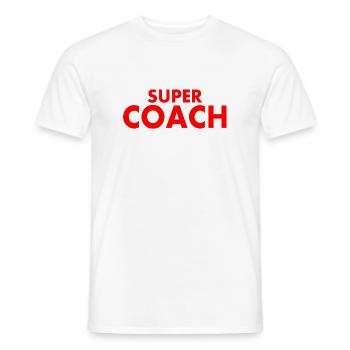 Coach - T-shirt homme - blanc - Devant - AI Model Male 178 dark (178cm)