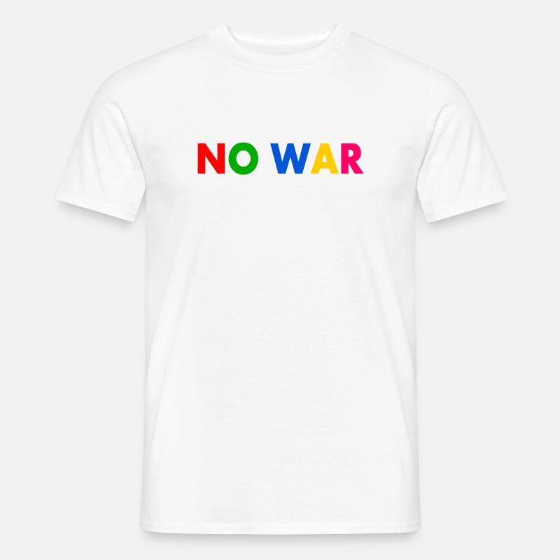 No war - Männer T-Shirt - Weiß