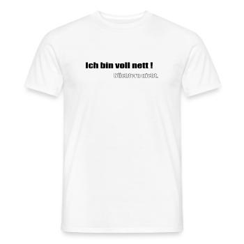 Vraiment sympa - T-shirt homme - blanc - Devant - AI Model Male 178 dark (178cm)