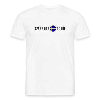 Sverige Tour Schweden - Männer T-Shirt - Weiß - Vorne - AI Model Male 178 dark (178cm)