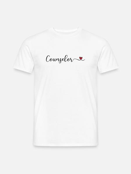 Berater mit Herz - Männer T-Shirt - Weiß