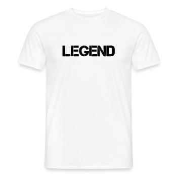 laying - Men's T-Shirt - white - Front - AI Model Male 178 dark (178cm)