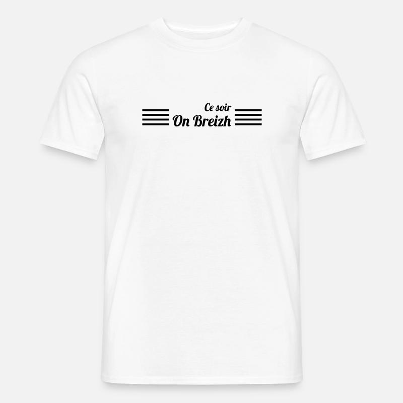 Heute Abend auf Breizh! - Männer T-Shirt - Weiß
