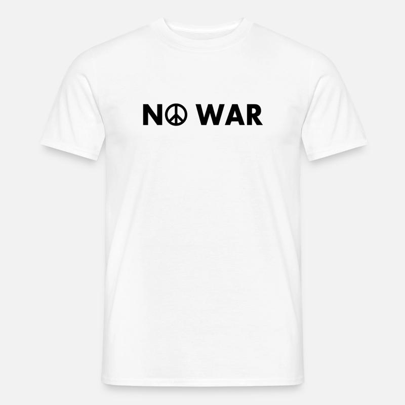 No war - Männer T-Shirt - Weiß