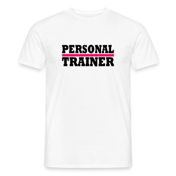 Personal trainer - Men's T-Shirt - white - Front - AI Model Male 178 dark (178cm)
