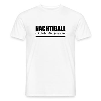Berlinerisch - Dialekt - Spruch - Männer T-Shirt - Weiß - Vorne - AI Model Male 178 dark (178cm)