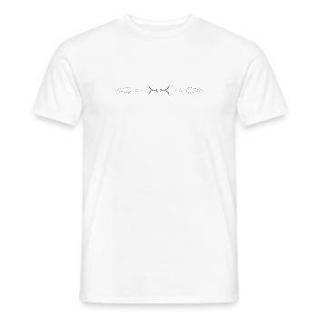 filigrane Verzierung - Männer T-Shirt - Weiß - Vorne - AI Model Male 178 dark (178cm)