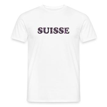 SWITZERLAND - Men's T-Shirt - white - Front - AI Model Male 178 dark (178cm)