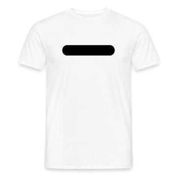 Bouton - T-shirt homme - blanc - Devant - AI Model Male 178 dark (178cm)