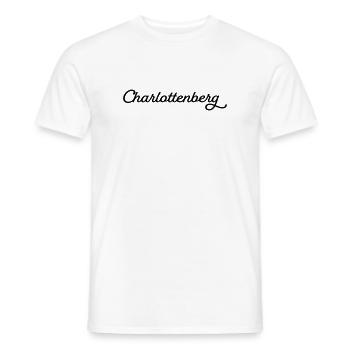 Charlottenberg noir - T-shirt homme - blanc - Devant - AI Model Male 178 dark (178cm)