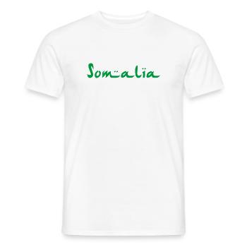 Somalia - Männer T-Shirt - Weiß - Vorne - AI Model Male 178 dark (178cm)