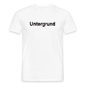 Undergrung hiphop - Männer T-Shirt - Weiß - Vorne - AI Model Male 178 dark (178cm)