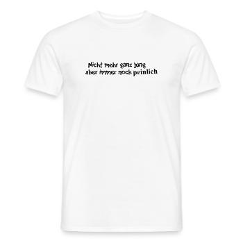 still embarrassing - Men's T-Shirt - white - Front - AI Model Male 178 dark (178cm)