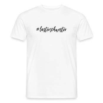 #Lästerschwester - Männer T-Shirt - Weiß - Vorne - AI Model Male 178 dark (178cm)