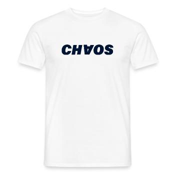 Chaos - T-shirt homme - blanc - Devant - AI Model Male 178 dark (178cm)