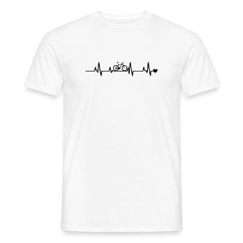  Fahrrad Radfahrer - Männer T-Shirt - Weiß - Vorne - AI Model Male 178 dark (178cm)