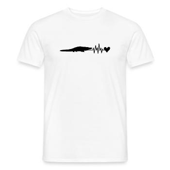 Alligator - T-shirt homme - blanc - Devant - AI Model Male 178 dark (178cm)