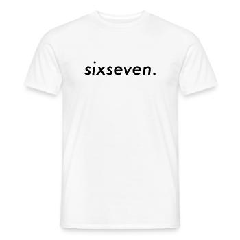 Six-seven - Männer T-Shirt - Weiß - Vorne - AI Model Male 178 dark (178cm)