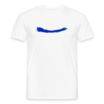 Brush | Brush | light blue - Men's T-Shirt - white - Front - AI Model Male 178 dark (178cm)