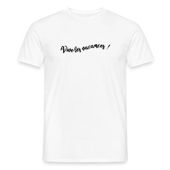 MISTRESS. MASTER. THANK YOU. THANK YOU MISTRESS - Men's T-Shirt - white - Front - AI Model Male 178 dark (178cm)