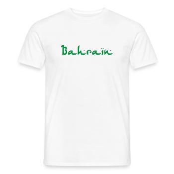 Bahrain - Männer T-Shirt - Weiß - Vorne - AI Model Male 178 dark (178cm)