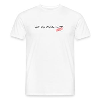 Satzzeichen Retten Leben Spruch - Männer T-Shirt - Weiß - Vorne - AI Model Male 178 dark (178cm)