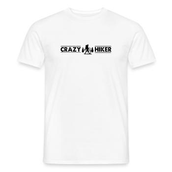 Crazy Hiker Mountain Hiker - Männer T-Shirt - Weiß - Vorne - AI Model Male 178 dark (178cm)