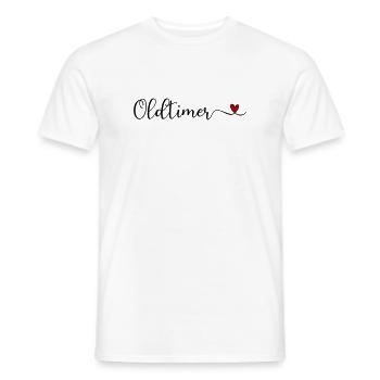 Oldtimer - Männer T-Shirt - Weiß - Vorne - AI Model Male 178 dark (178cm)