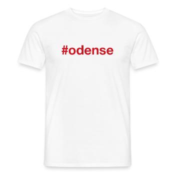 ODENSE Denmark Dänemark - Männer T-Shirt - Weiß - Vorne - AI Model Male 178 dark (178cm)